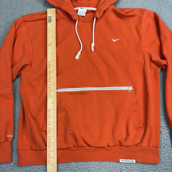 Nike Pullover Hoodie Basketball Standard Issue Orange Zip Pocket CV0864 - Large - Picture 12 of 15